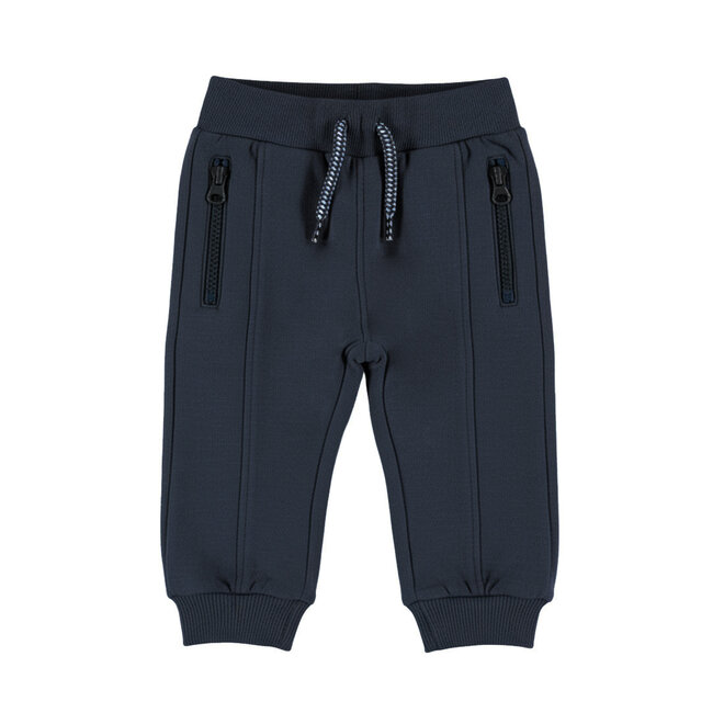 Dirkje boys’ jogging bottoms, dark blue, zip