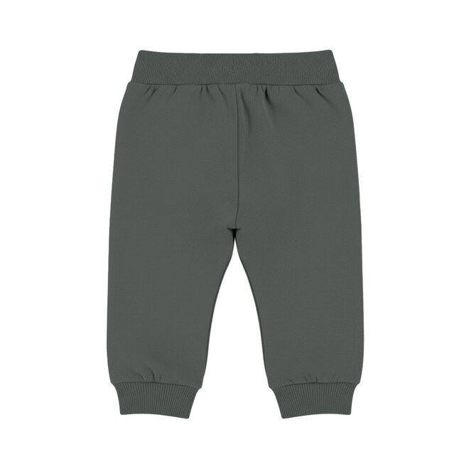 Dirkje boys’ jogging bottoms, dark green, zip