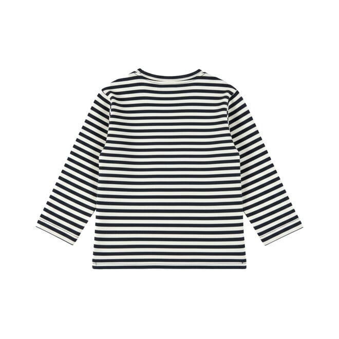 Dirkje jongens longsleeve donkerblauw wit gestreept