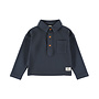 Dirkje jongens longsleeve polo donkerblauw