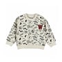 Dirkje boys’ jumper, off-white, woodland