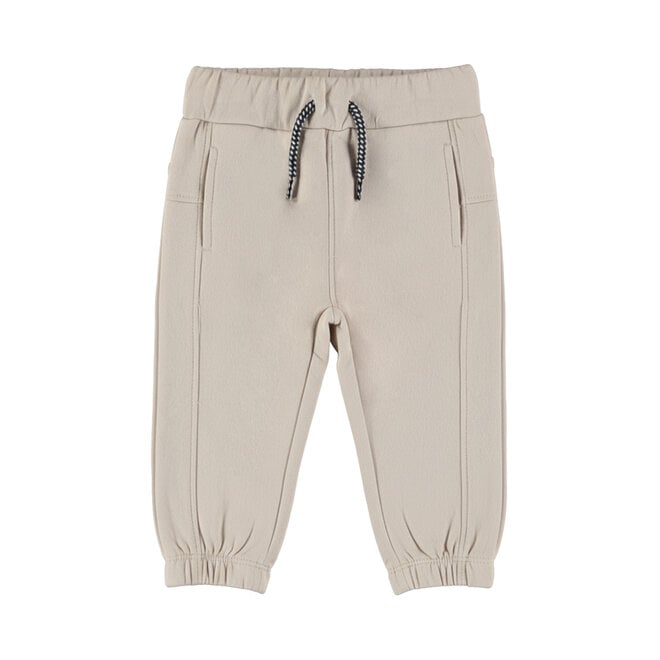 Dirkje boys’ jogging bottoms, beige, basic