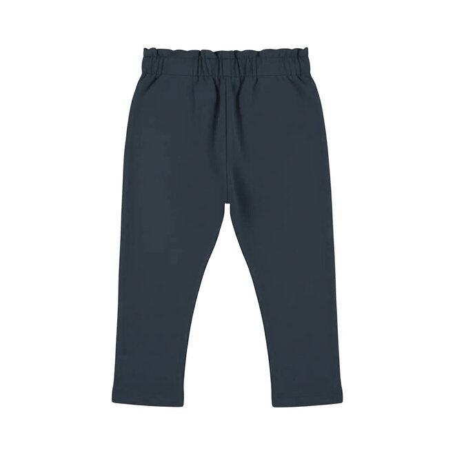 Dirkje meisjes joggingbroek donkerblauw ruches