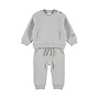 Dirkje boys’ set: grey jumper and ribbed tracksuit bottoms