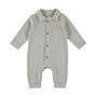 Dirkje boys’ romper suit: grey with collar