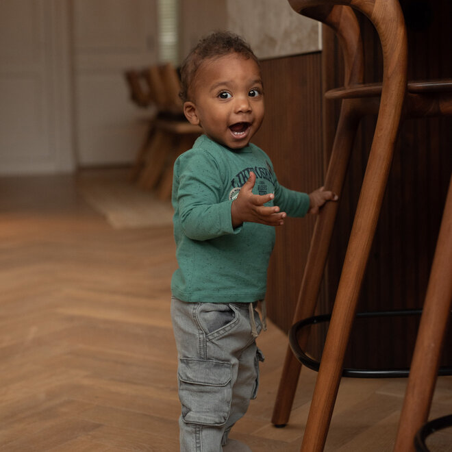 Dirkje jongens jeans jogger grijs cargo