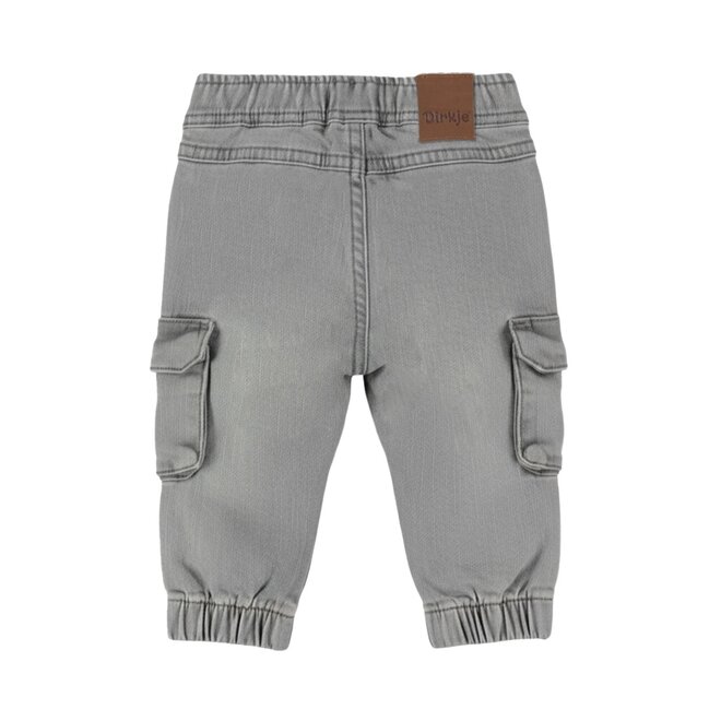 Dirkje Jungen-Jeans-Jogger, grau, Cargo-Stil