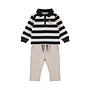 Dirkje jongens set polo broek donkerblauw