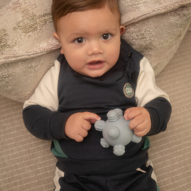 Dirkje boys’ set: jumper and trousers, dark blue