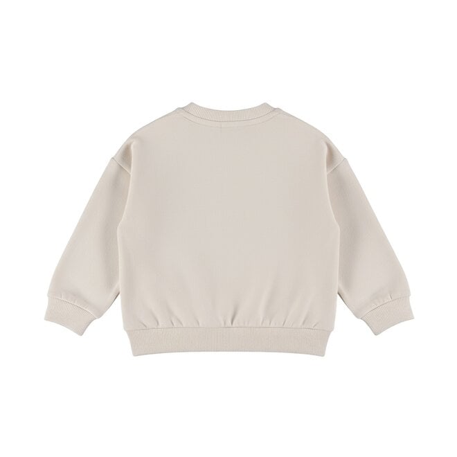 Dirkje jongens loose fit sweater off white skate