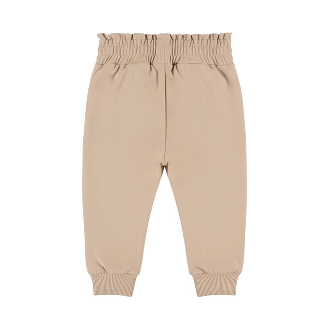 Dirkje meisjes broek lichtbruin strik