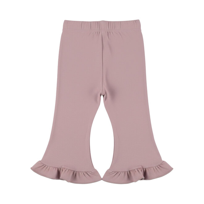 Dirkje meisjes broek paars flared ruffles