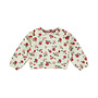 Dirkje meisjes sweater off white rozen