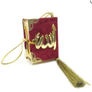 Fluwelen Koran voor auto Rood Goud