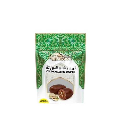Arjoon Dates Chocolade Dadels  met Pistache