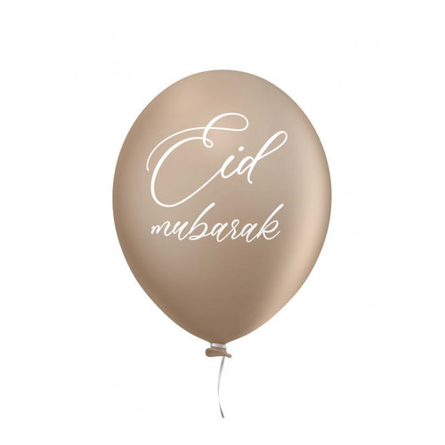 Eid Mubarak Balonnen Taupe Eid Mubarak Balonnen Taupe