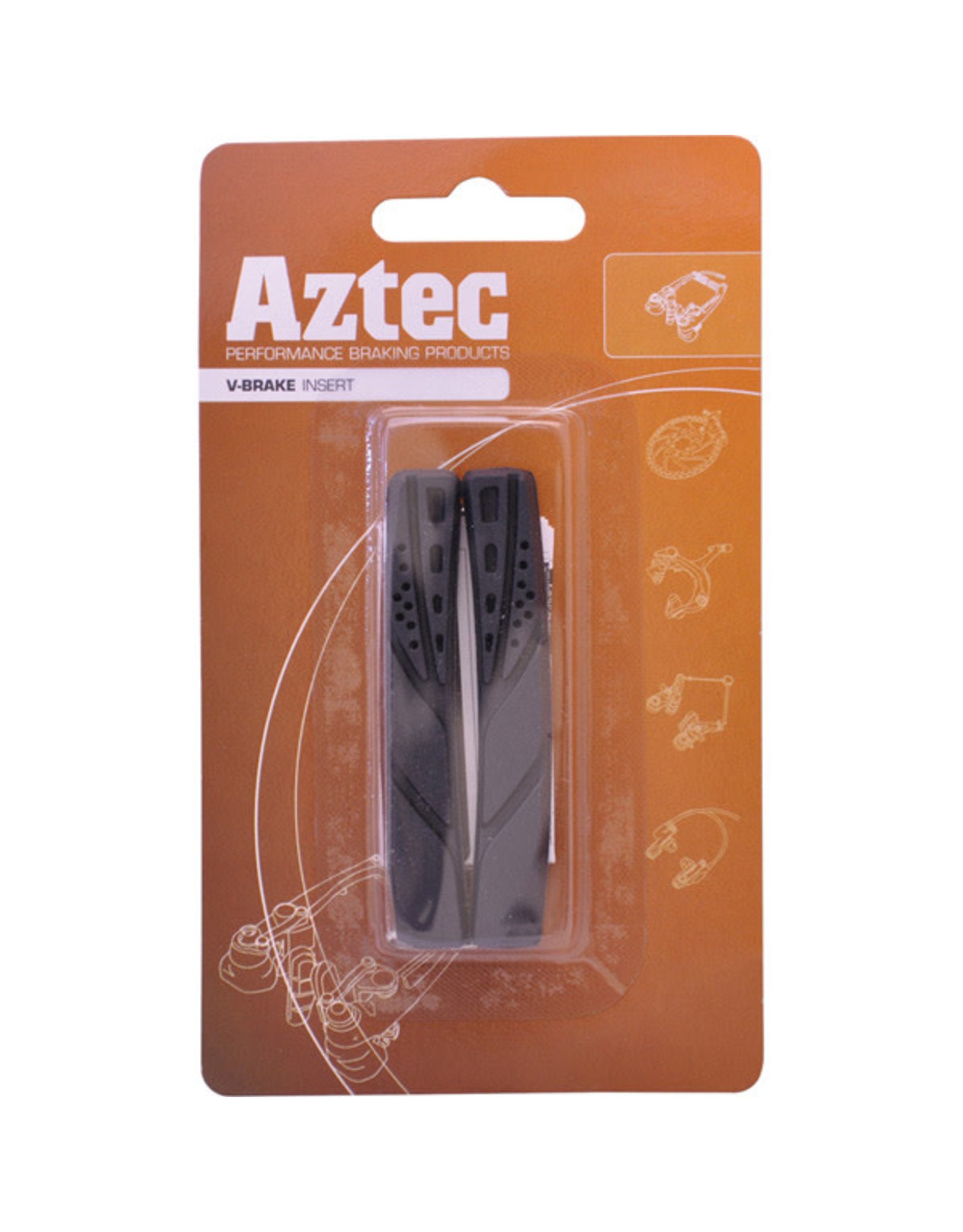 Aztec Brake Pads V-Brake Insert Aztec