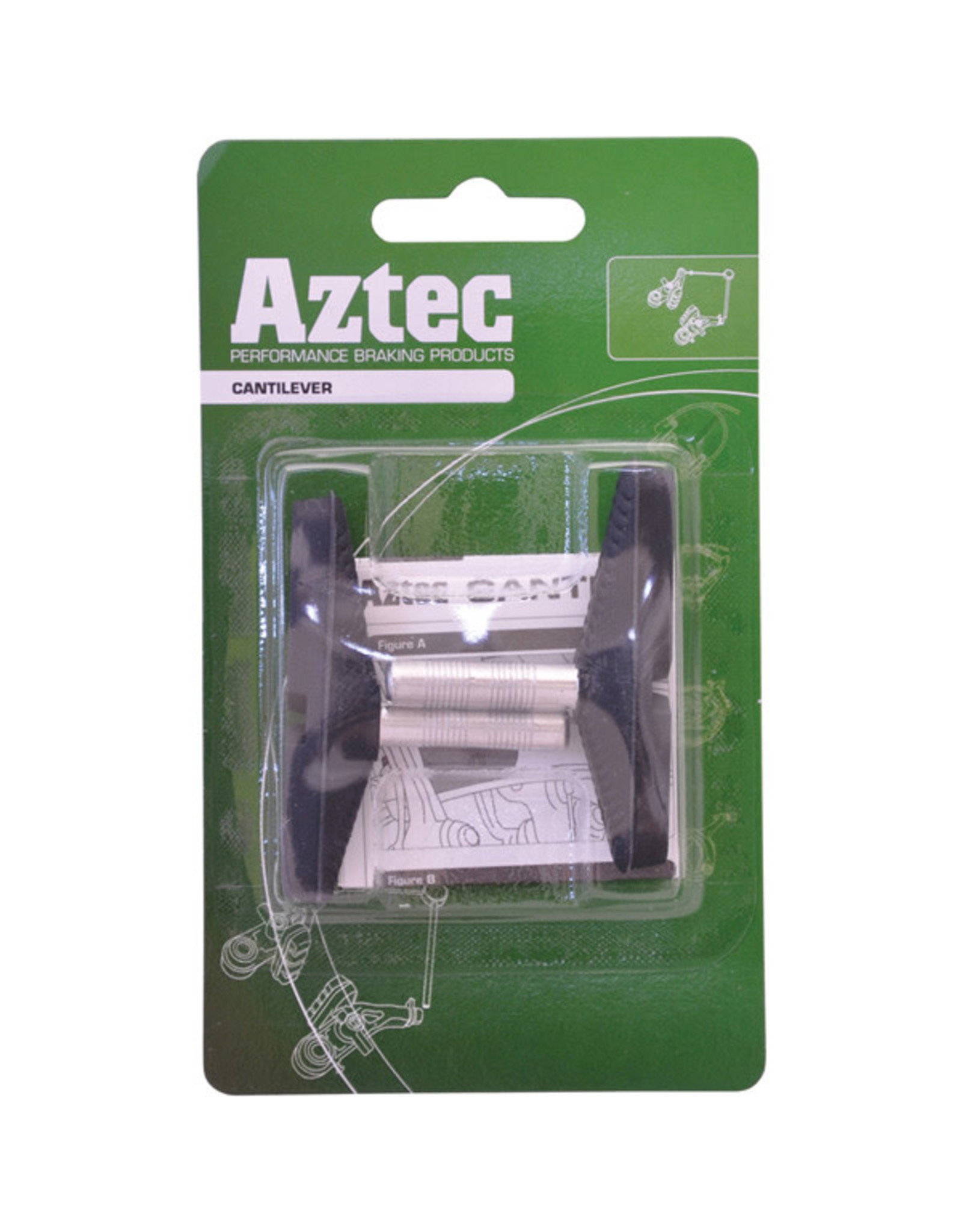 Aztec Brake Pads Cantilever One Piece