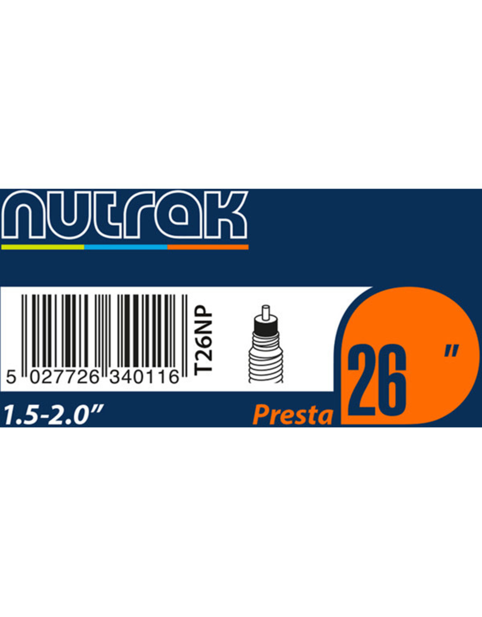 Nutrak Inner Tube Presta 26 x 1.5 - 2.0