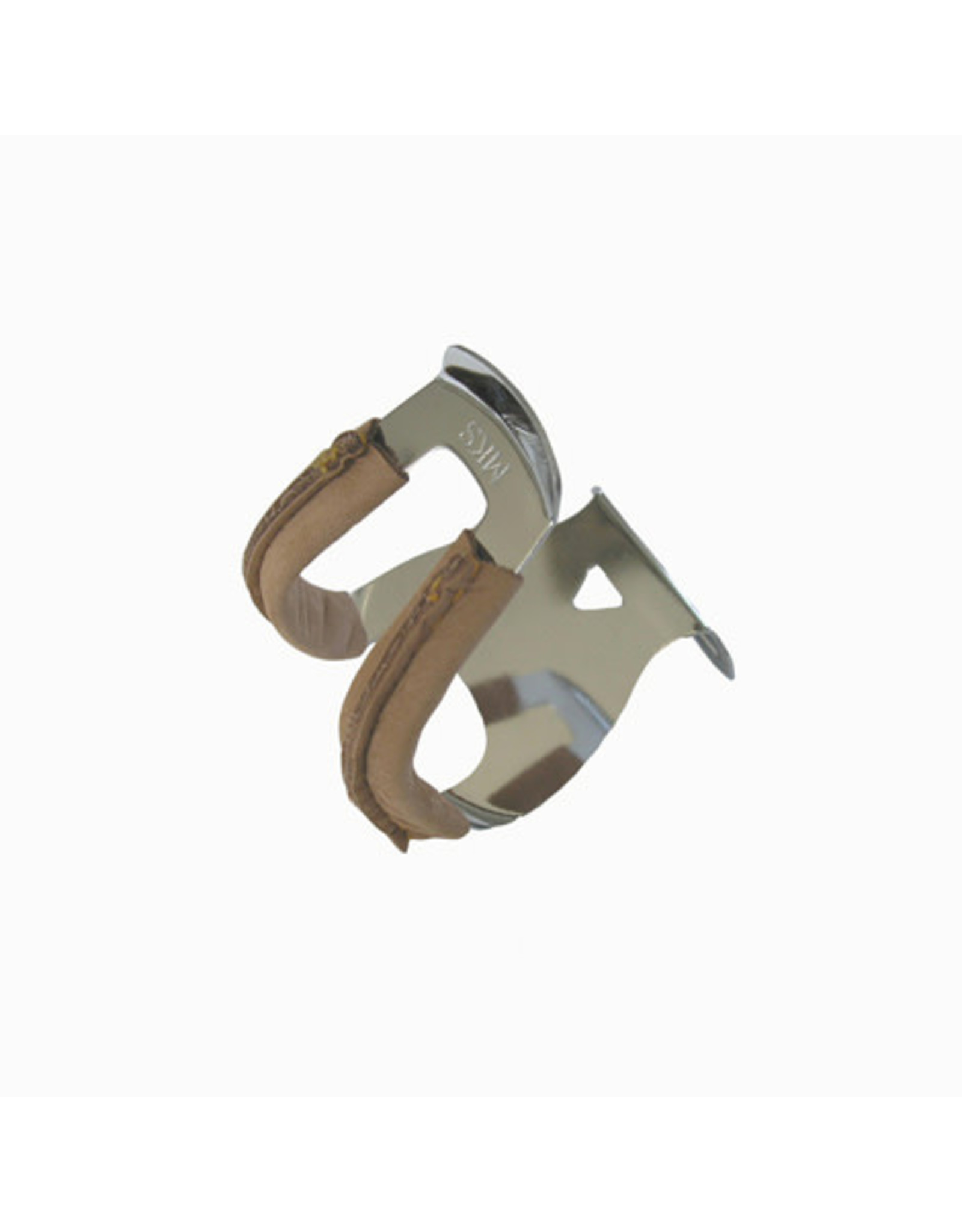 MKS Half Toe Clips Steel Leather