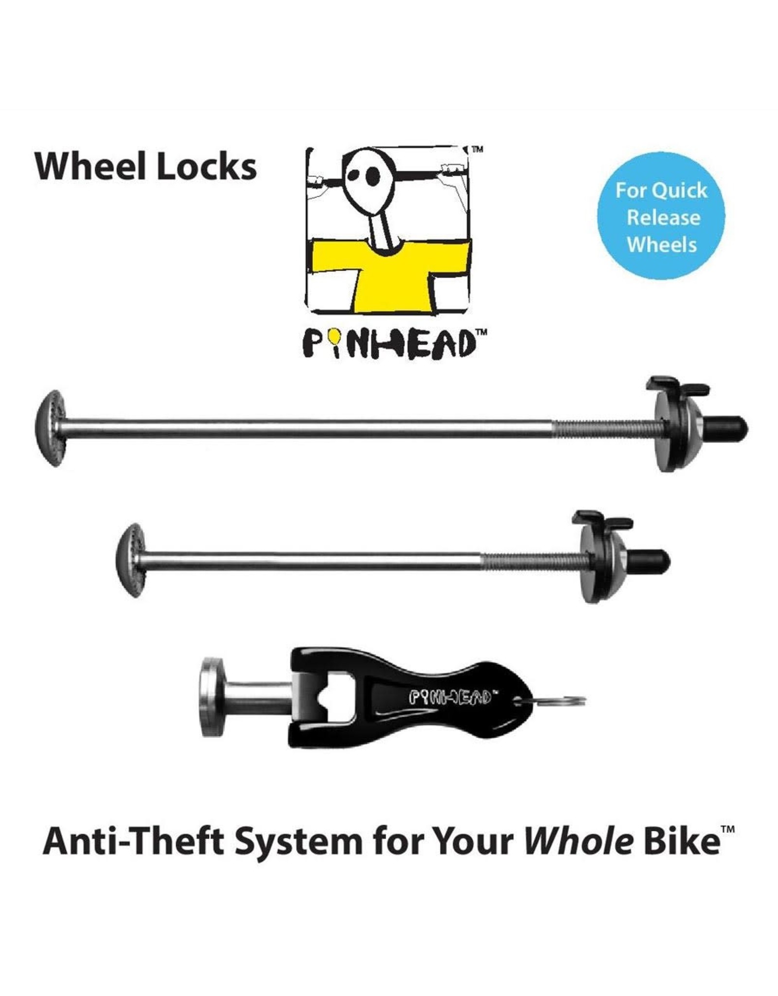 Pinhead Wheel Lock Skewer 2-Pack