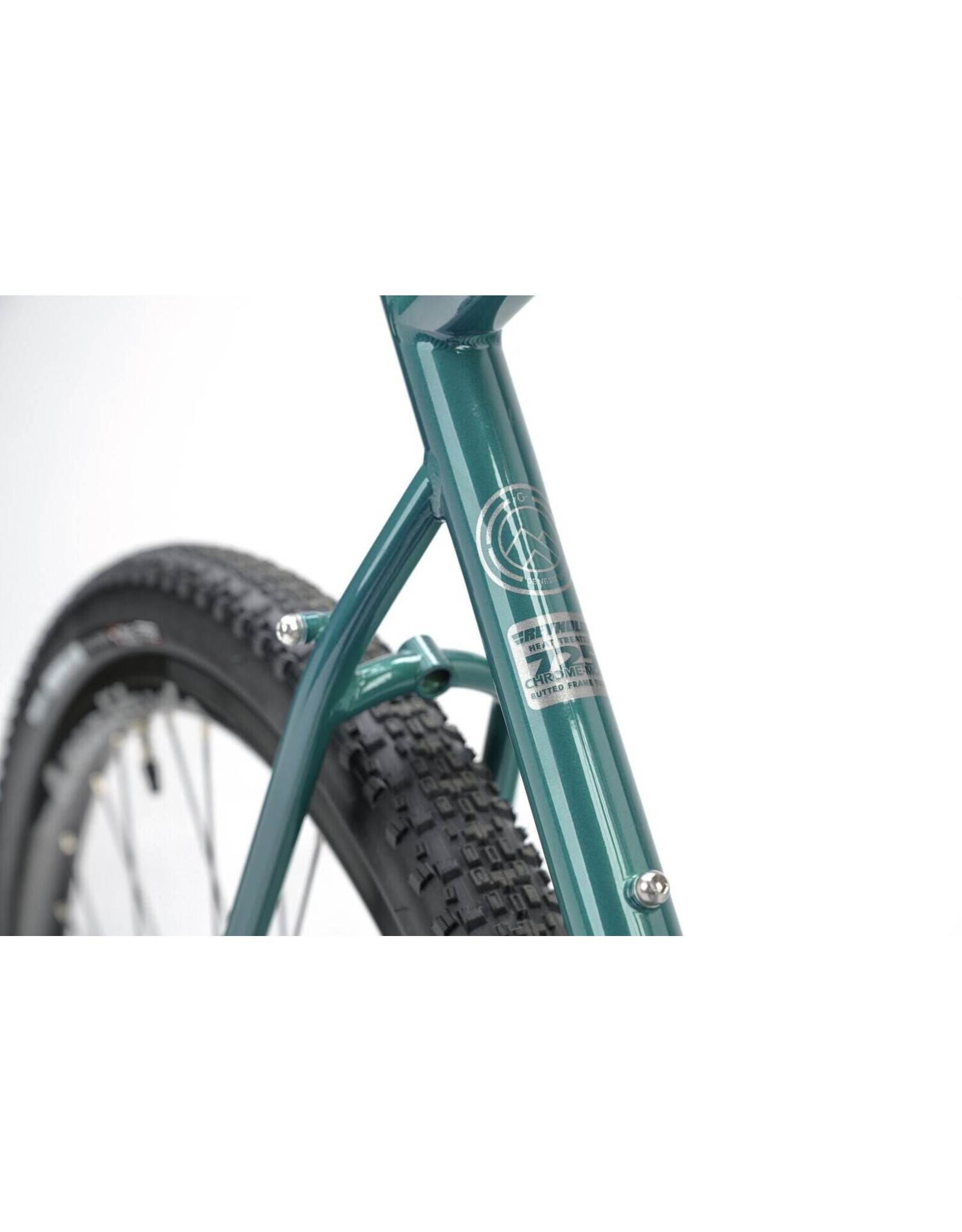 Genesis Croix De Fer 40 Flat Bar Adventure Bike Sterling Gloss