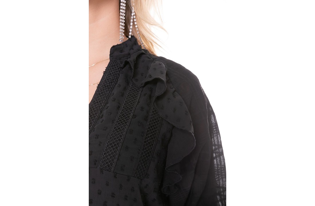 Avery Mini Tape dress black