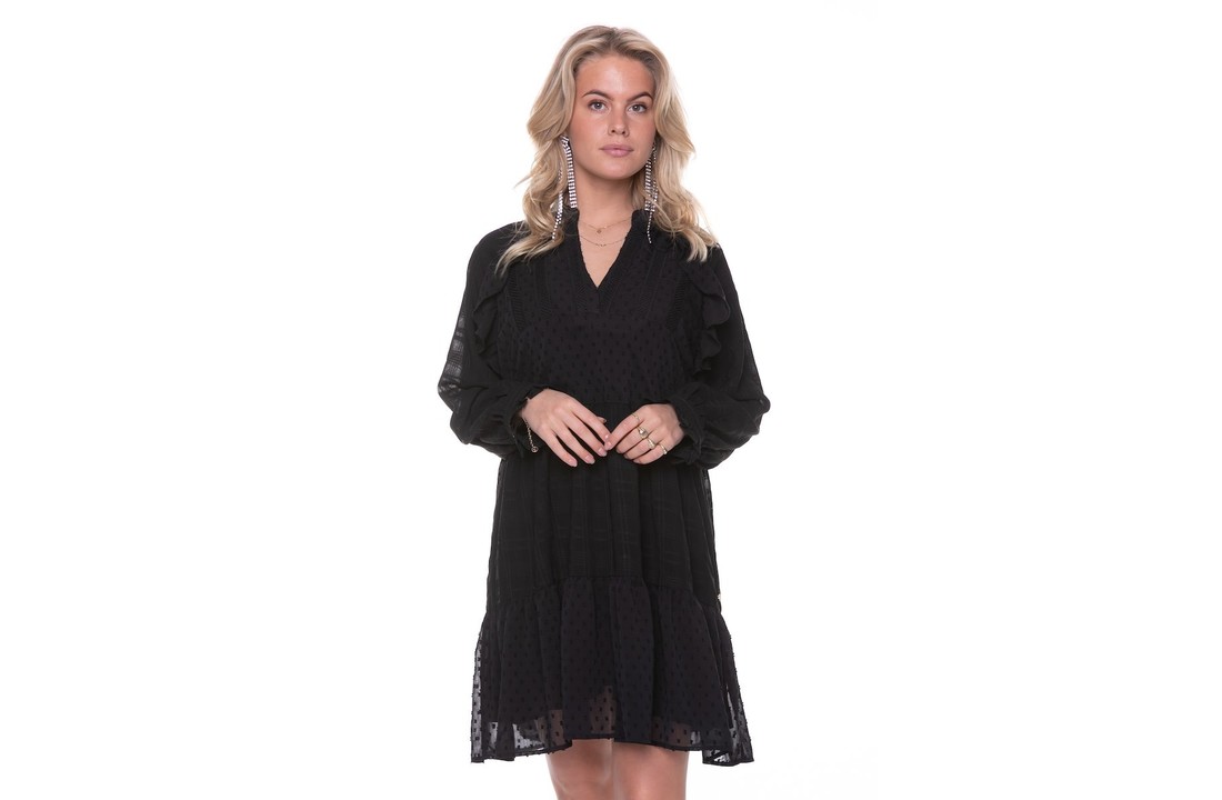 Avery Mini Tape dress black
