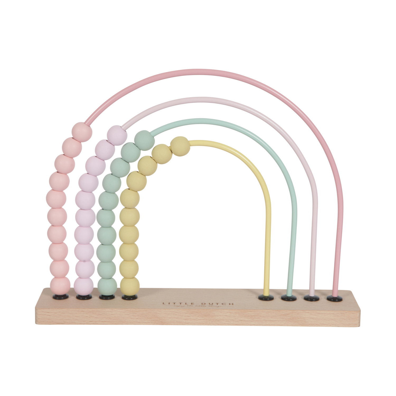 Little Dutch Regenboog telraam Roze