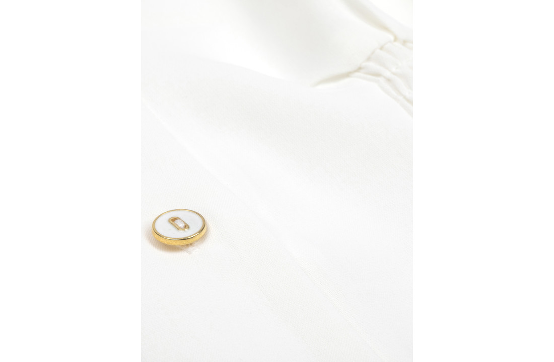 Julia white v- hals top
