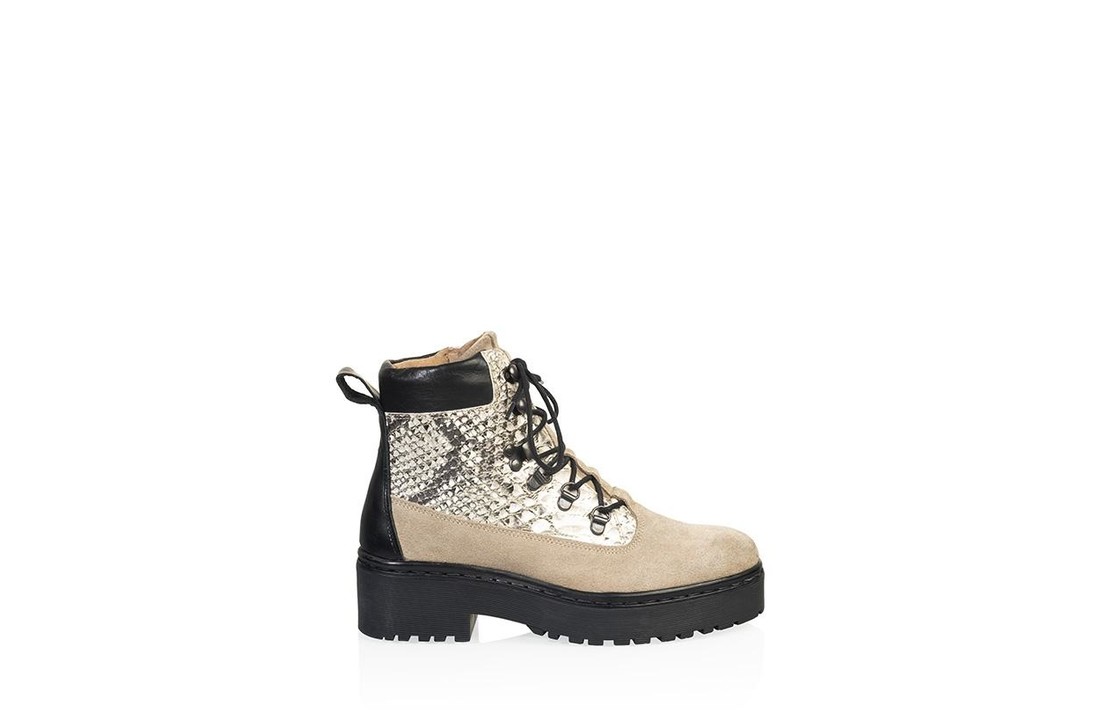 MANHATTAN - Bikerboots - Snake print