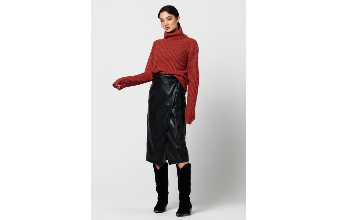 Petra PU Skirt