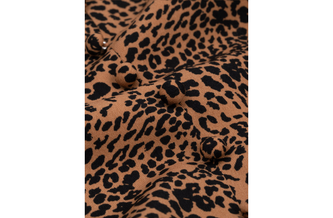 Lissa leopard jurk