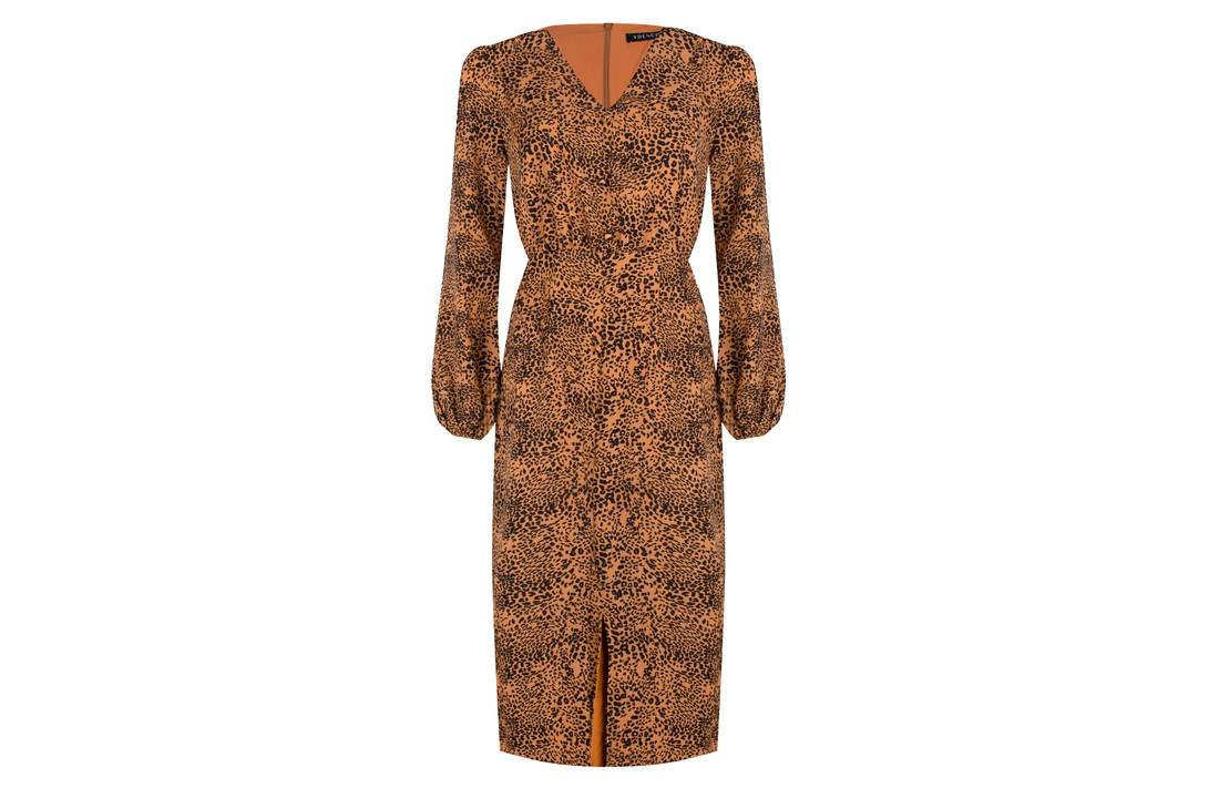 Lissa leopard jurk