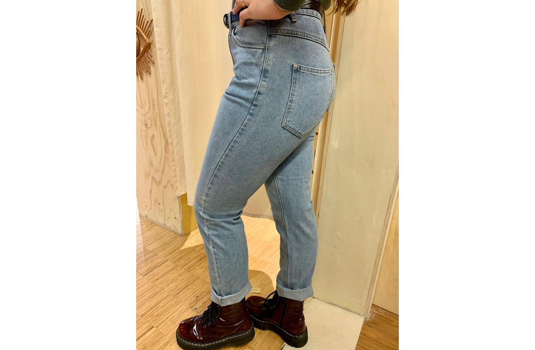 Ina Straight Jeans Light Blue