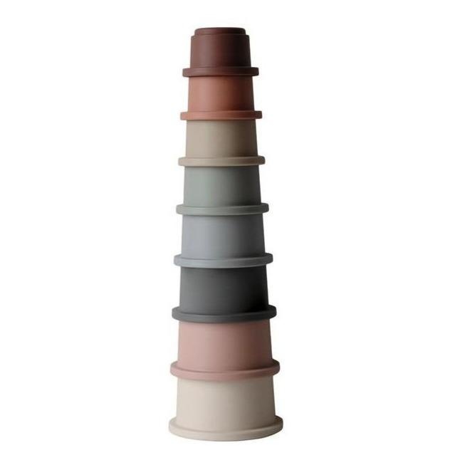 Mushie stacking cups
