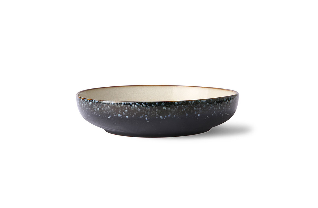 ceramic 70's salad bowl: galaxy