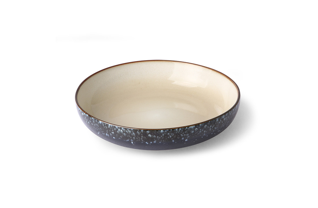 ceramic 70's salad bowl: galaxy
