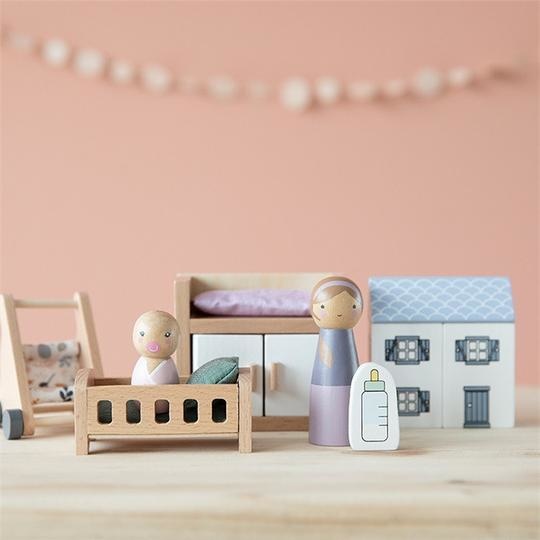 Poppenhuis speelset Babykamer