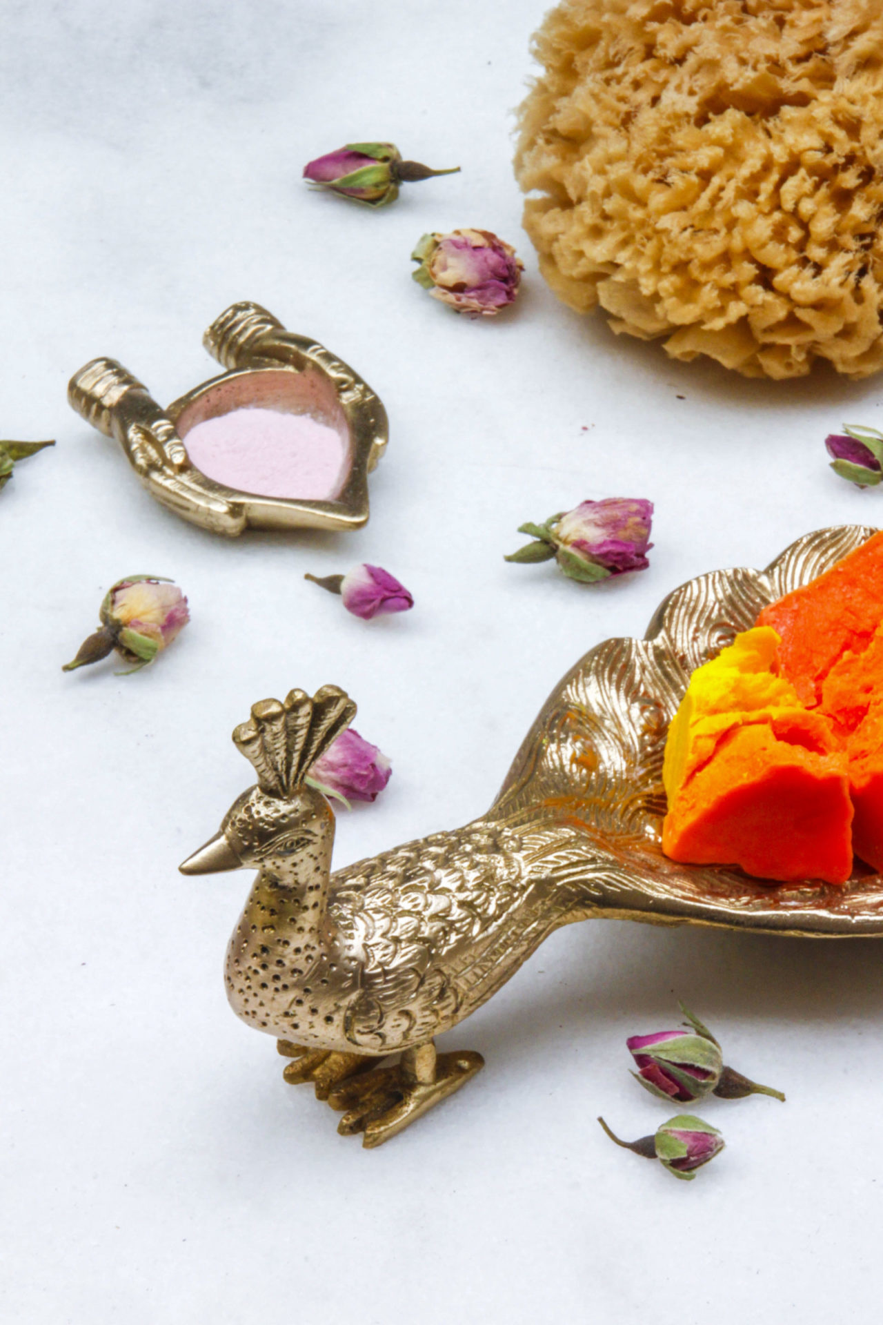 Phoebe peacock soap dish
