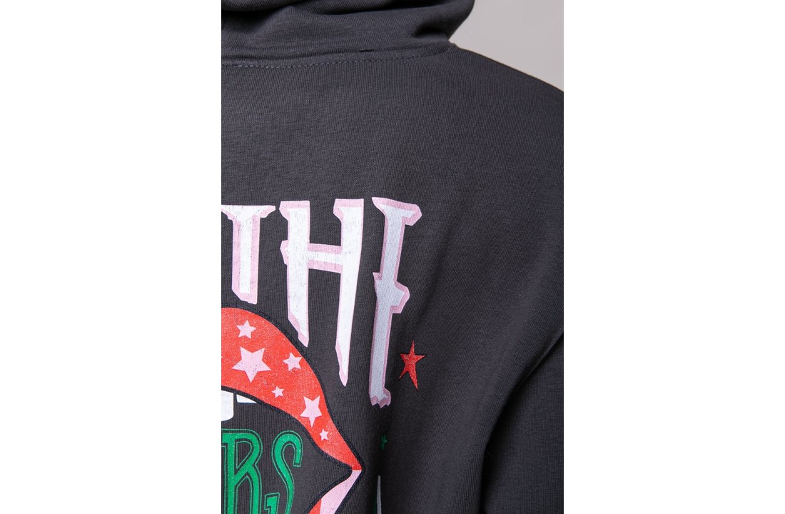 Colourful Rebel Lovers & Dreamers Oversized Hoodie Women Pirate Black