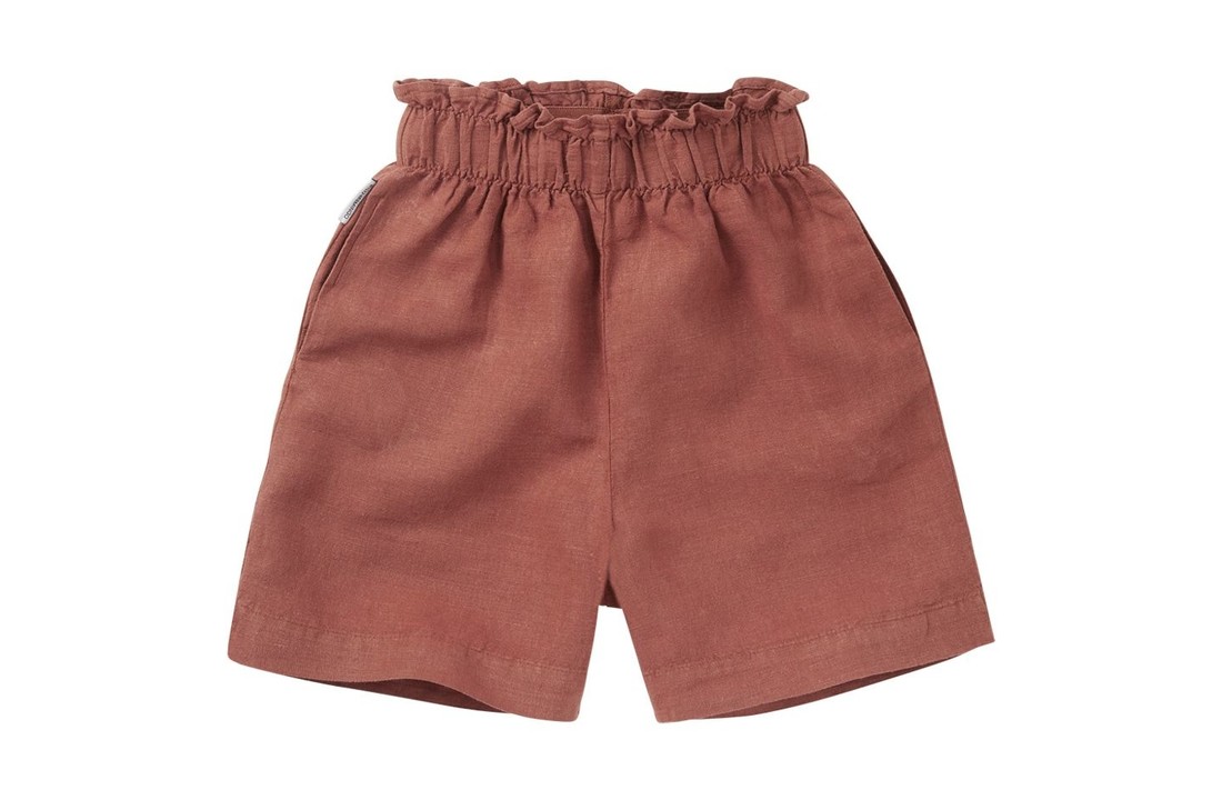 Mingo Linen Paper Bag Short Sienna Rose