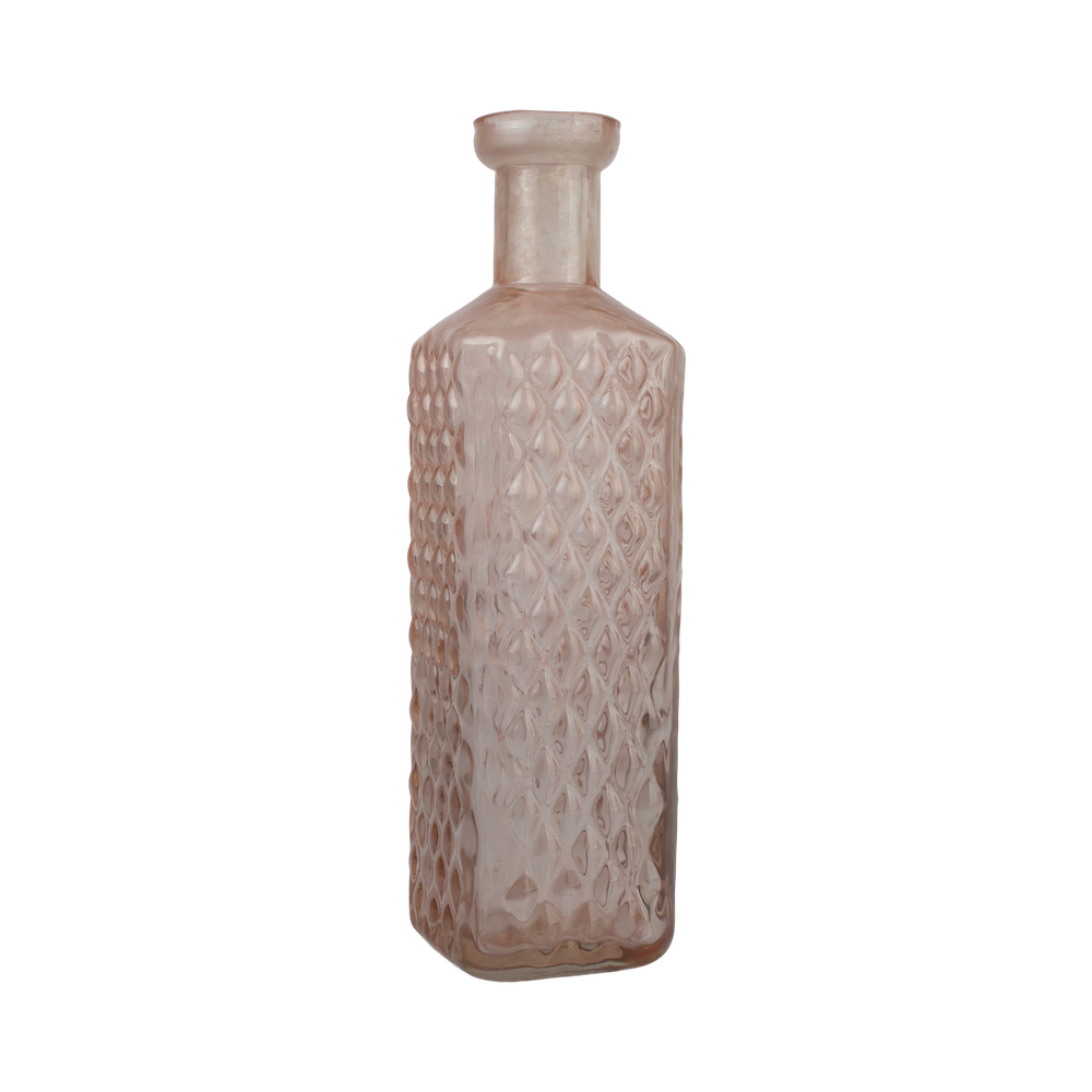 Square bottle pink