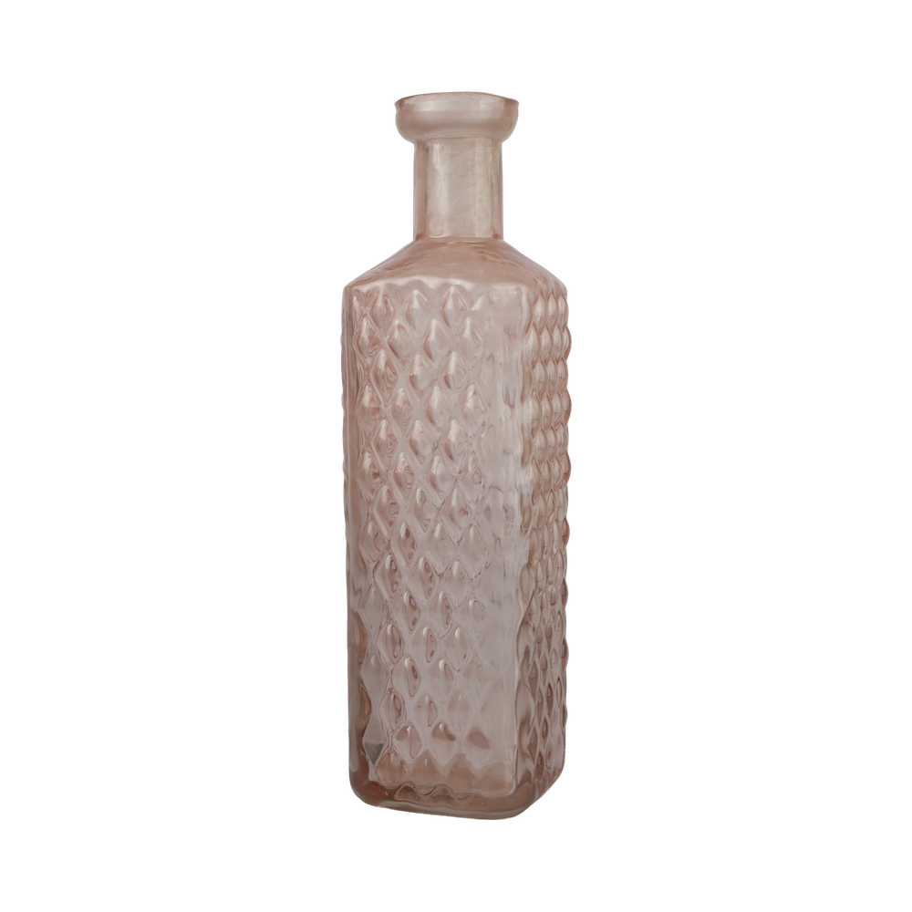Square bottle pink