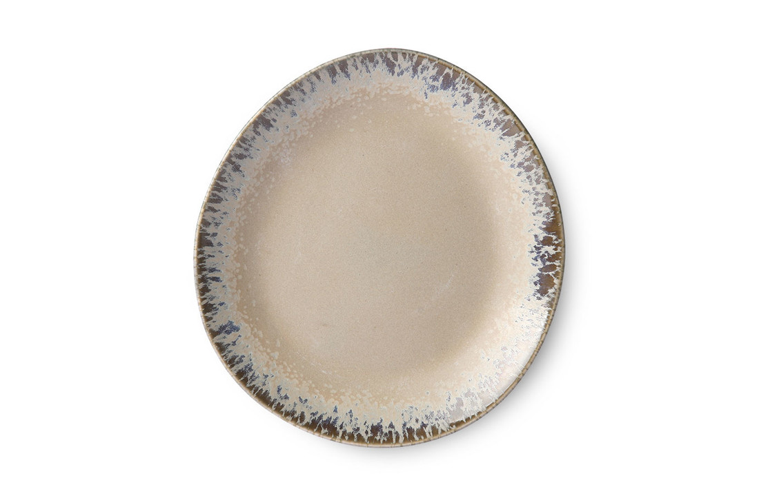70's Ceramics: side plate bark