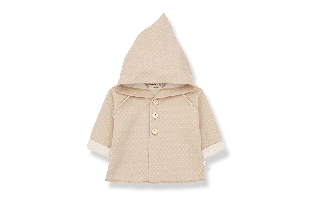 One+ in the Family Hood Jacket Alphonse Beige
