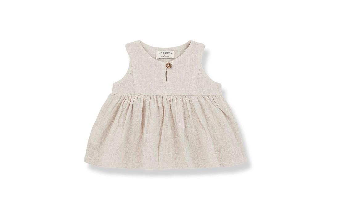 One+ in the Family Sleeveless blouse Hilda Beige