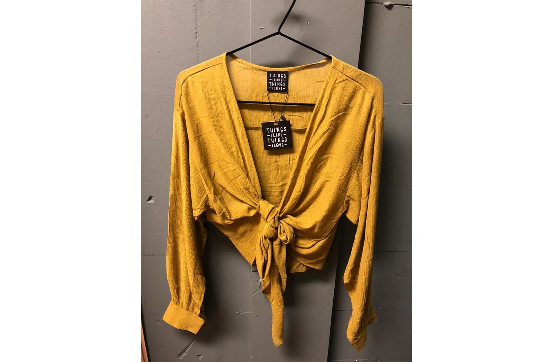 Caroline top yellow
