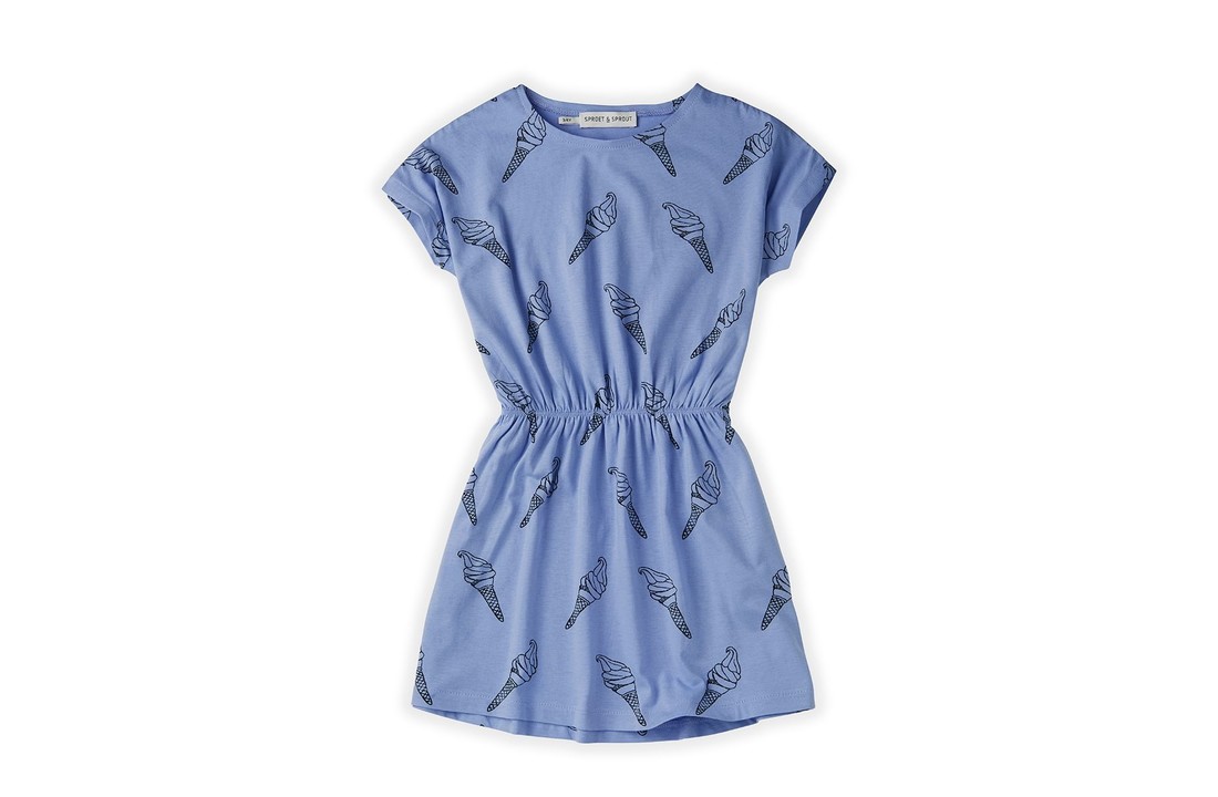 Sproet & Sprout Skater Dress Print Icecream