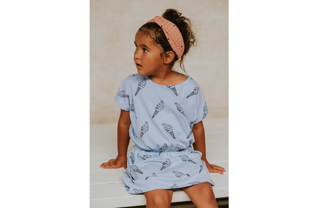 Sproet & Sprout Skater Dress Print Icecream